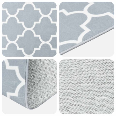 CHODNIK DYWANOWY ORIZ 1150 GSM SZARY I BIAŁY