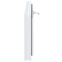 VidaXL Biała wewnętrzna kolor okna piwnicznego RISOR 105 x 40 cm