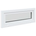 VidaXL Biała wewnętrzna kolor okna piwnicznego RISOR 105 x 40 cm
