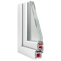 VidaXL Biała wewnętrzna kolor okna piwnicznego RISOR 105 x 40 cm