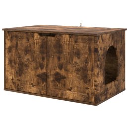 VidaXL Koty Dom Dąb wędzony 85 x 55 x 50,5 cm Drewno inżynieryjne