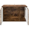 VidaXL Koty Dom Dąb wędzony 85 x 55 x 50,5 cm Drewno inżynieryjne