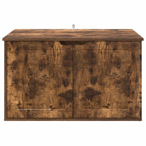 VidaXL Koty Dom Dąb wędzony 85 x 55 x 50,5 cm Drewno inżynieryjne