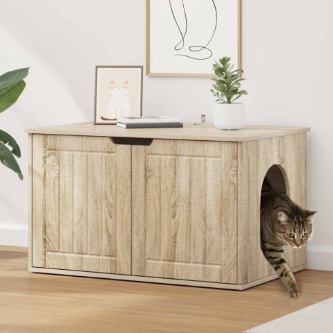 VidaXL Koty Dom Sonoma 85 x 55 x 50,5 cm Drewno inżynieryjne
