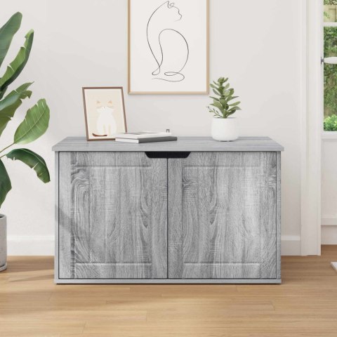 VidaXL Koty Dom Szary Sonoma 85 x 55 x 50,5 cm Drewno inżynieryjne