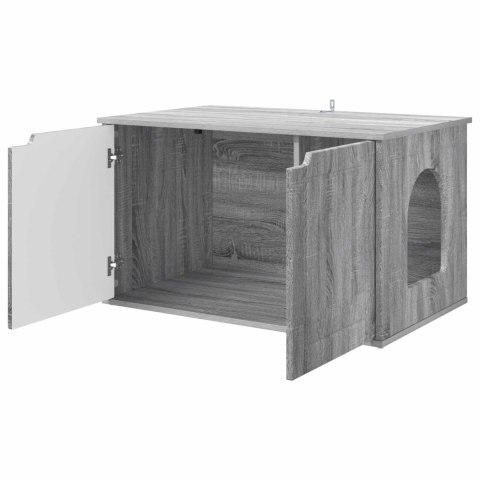 VidaXL Koty Dom Szary Sonoma 85 x 55 x 50,5 cm Drewno inżynieryjne