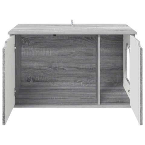 VidaXL Koty Dom Szary Sonoma 85 x 55 x 50,5 cm Drewno inżynieryjne