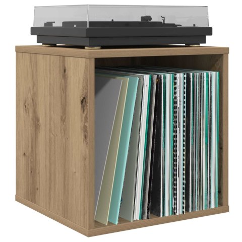 VidaXL Pudełko na albumy winylowe 2 szt. Dąb artisan 37 x 36,5 x 38 cm