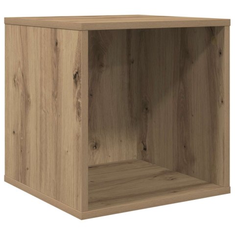 VidaXL Pudełko na albumy winylowe 2 szt. Dąb artisan 37 x 36,5 x 38 cm