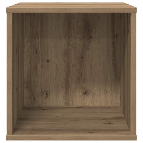 VidaXL Pudełko na albumy winylowe 2 szt. Dąb artisan 37 x 36,5 x 38 cm