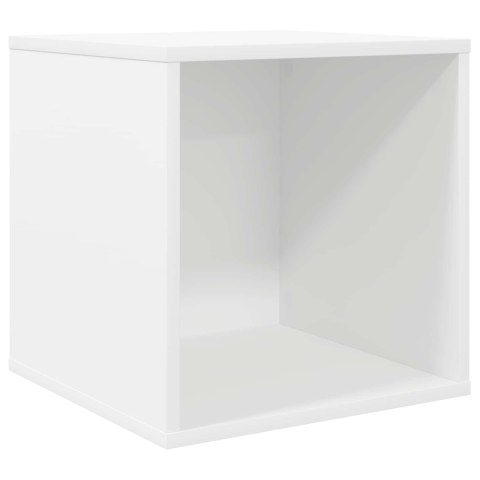 PUDEŁKO NA ALBUMY WINYLOWE BIAŁY 37 X 36,5 X 38 CM