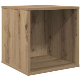 PUDEŁKO NA ALBUMY WINYLOWE DĄB ARTISAN 37 X 36,5 X 38 CM