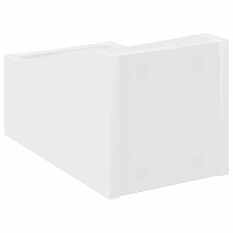 PUDEŁKO NA PŁYTY LP 2 SZT. BIAŁY 18 X 32 X 18 CM