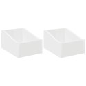 PUDEŁKO NA PŁYTY LP 2 SZT. BIAŁY 23 X 33 X 16 CM