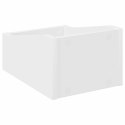 PUDEŁKO NA PŁYTY LP 2 SZT. BIAŁY 23 X 33 X 16 CM