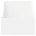 VidaXL Pudełko na płyty LP 2 szt. Biały 37 x 33 x 32 cm