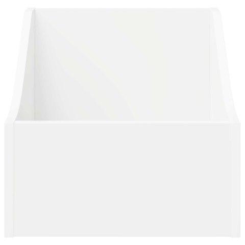 VidaXL Pudełko na płyty LP 2 szt. Biały 37 x 33 x 32 cm