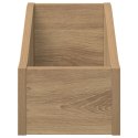 VidaXL Pudełko na płyty LP 2 szt. Dąb artisan 18 x 32 x 18 cm