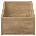 VidaXL Pudełko na płyty LP 2 szt. Dąb artisan 23 x 33 x 16 cm