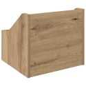 VidaXL Pudełko na płyty LP 2 szt. Dąb artisan 37 x 33 x 32 cm