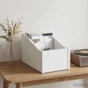 VidaXL Pudełko na płyty LP Biały 18 x 32 x 18 cm Drewno inżynieryjne