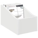 VidaXL Pudełko na płyty LP Biały 18 x 32 x 18 cm Drewno inżynieryjne