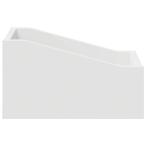 VidaXL Pudełko na płyty LP Biały 18 x 32 x 18 cm Drewno inżynieryjne