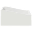 VidaXL Pudełko na płyty LP Biały 23 x 33 x 16 cm Drewno inżynieryjne