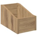 VidaXL Pudełko na płyty LP Dąb artisan 18 x 32 x 18 cm