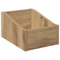 VidaXL Pudełko na płyty LP Dąb artisan 23 x 33 x 16 cm