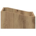 VidaXL Pudełko na płyty LP Dąb artisan 23 x 33 x 16 cm