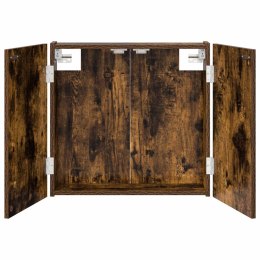 VidaXL Szafka na tarczę do rzutków Dąb wędzony 56 x 12 x 53,5 cm