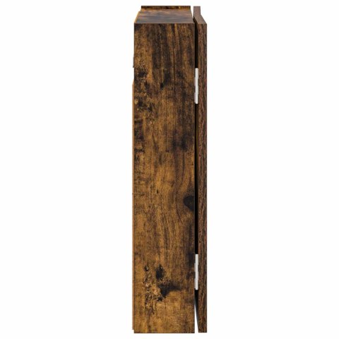 VidaXL Szafka na tarczę do rzutków Dąb wędzony 56 x 12 x 53,5 cm