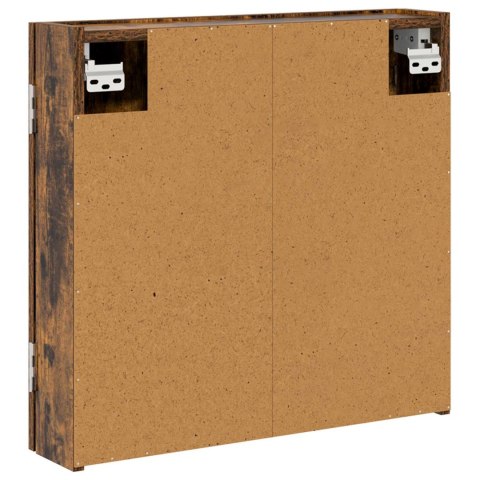 VidaXL Szafka na tarczę do rzutków Dąb wędzony 56 x 12 x 53,5 cm