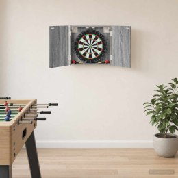 VidaXL Szafka na tarczę do rzutków Szary Sonoma 56 x 12 x 53,5 cm