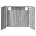 VidaXL Szafka na tarczę do rzutków Szary Sonoma 56 x 12 x 53,5 cm