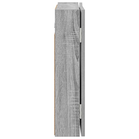 VidaXL Szafka na tarczę do rzutków Szary Sonoma 56 x 12 x 53,5 cm