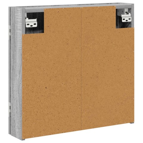 VidaXL Szafka na tarczę do rzutków Szary Sonoma 56 x 12 x 53,5 cm