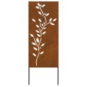 VidaXL Ekran zapewniający prywatność w ogrodzie Rdzawy 50 x 140 cm