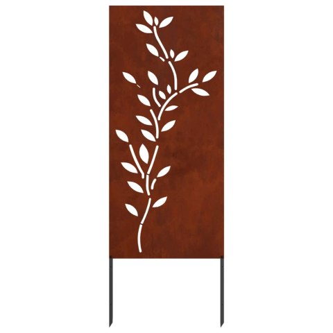 VidaXL Ekran zapewniający prywatność w ogrodzie Rdzawy 50 x 140 cm