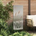 VidaXL Ekran zapewniający prywatność w ogrodzie Srebrny 50 x 140 cm