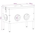 VidaXL Karmnik dla kur Srebrny 42 x 20,5 x 33 cm 15 kg