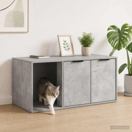 VidaXL Meble dla kota Betonowy szary 100 x 49 x 45 cm