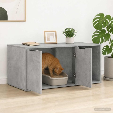 VidaXL Meble dla kota Betonowy szary 100 x 49 x 45 cm