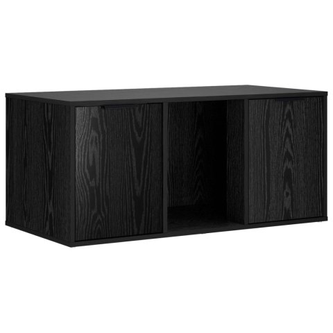 VidaXL Meble dla kota Czarny dąb 100 x 49 x 45 cm Drewno inżynieryjne