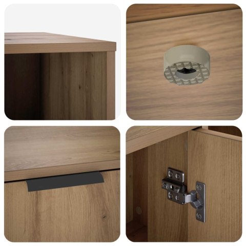 VidaXL Meble dla kota Dąb artisan 100 x 49 x 45 cm Drewno inżynieryjne