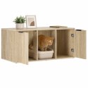VidaXL Meble dla kota dąb Sonoma 100 x 49 x 45 cm Drewno inżynieryjne
