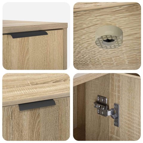VidaXL Meble dla kota dąb Sonoma 100 x 49 x 45 cm Drewno inżynieryjne