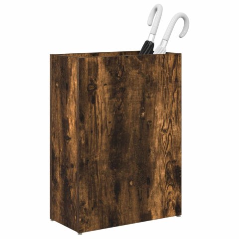 VidaXL Stojak na parasol Dąb wędzony 40 x 20 x 55,5 cm