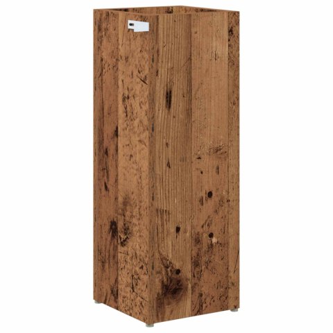 VidaXL Stojak na parasol Stare drewno 20 x 20 x 55,5 cm